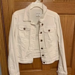White Jean Jacket